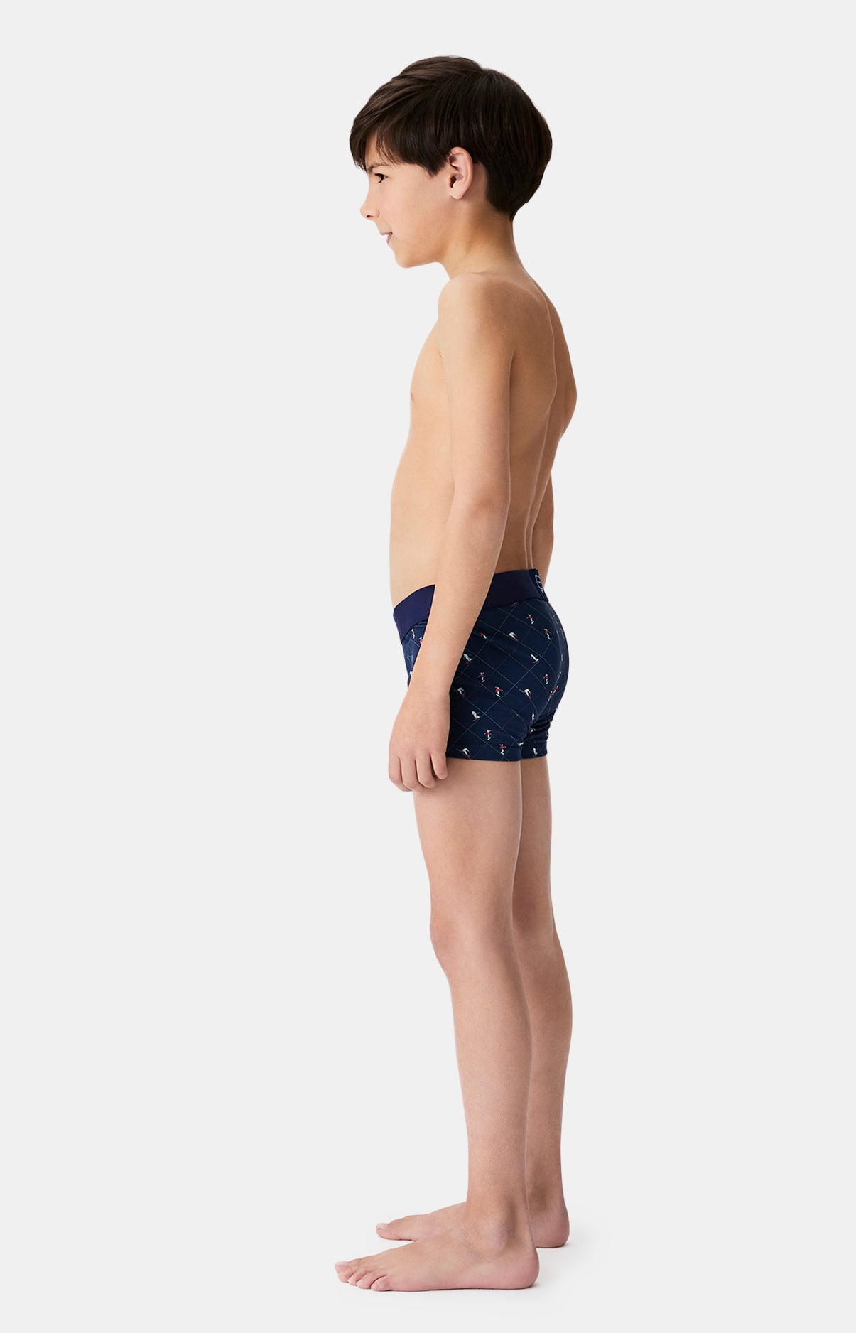 Boxers enfant Ski MARINE 2