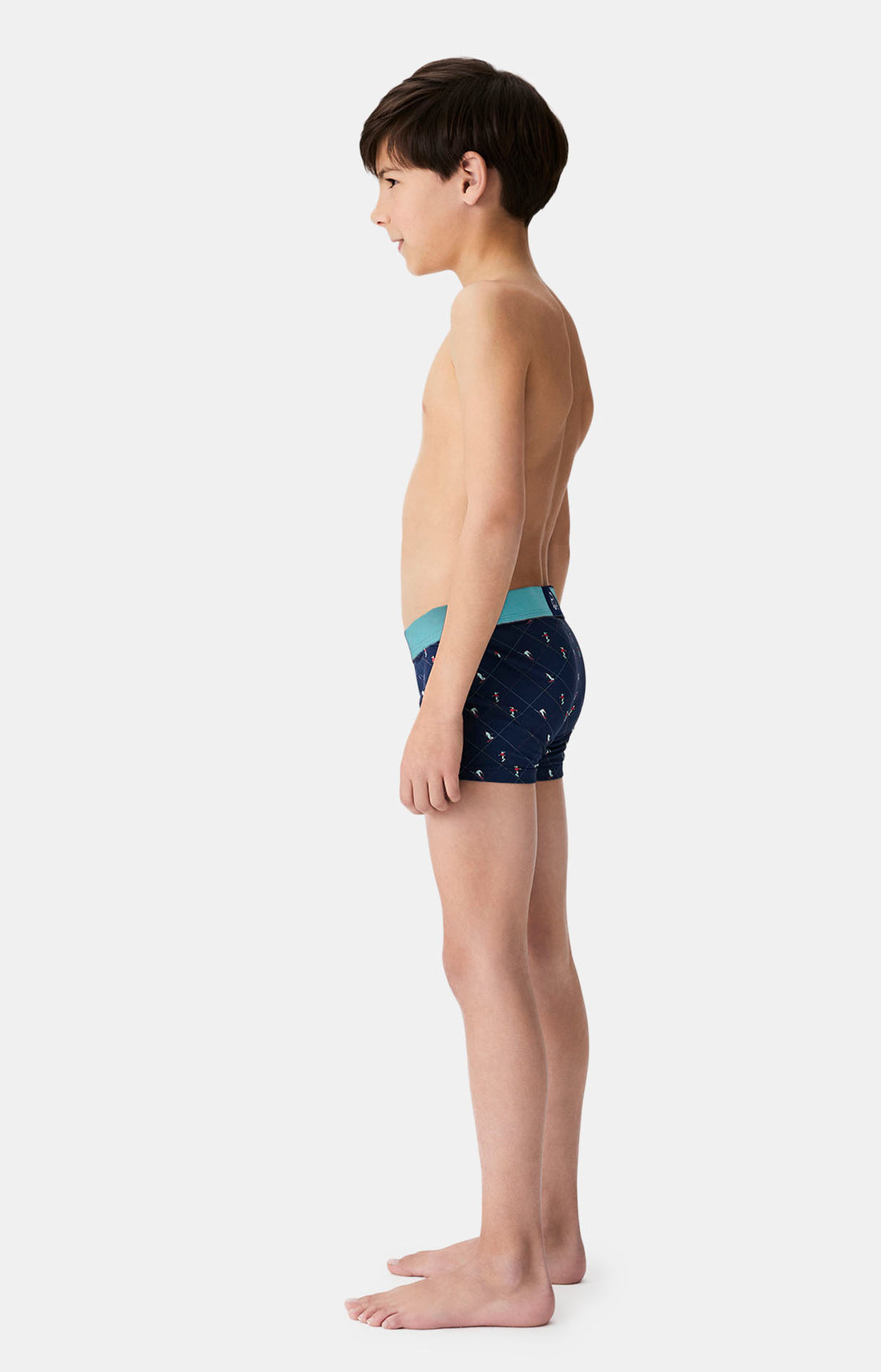 Boxers enfant Ski MARINE 2
