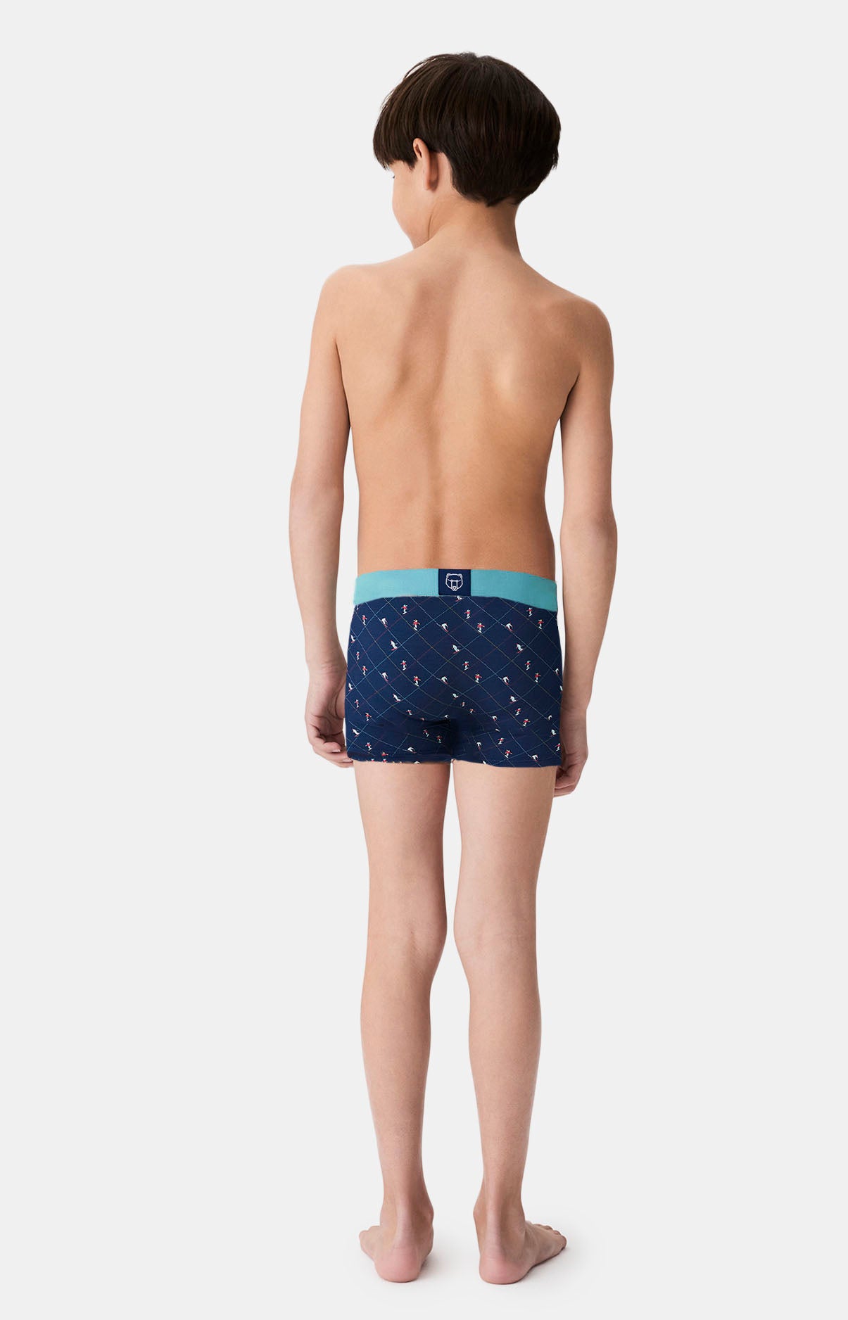 Boxers enfant Ski MARINE 4
