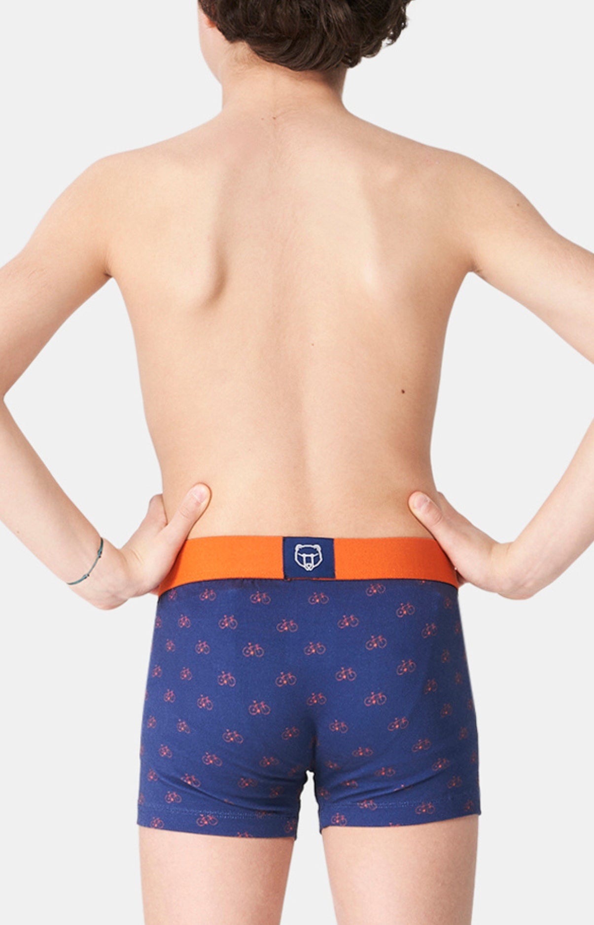Boxer Enfant Vélo Marine 4