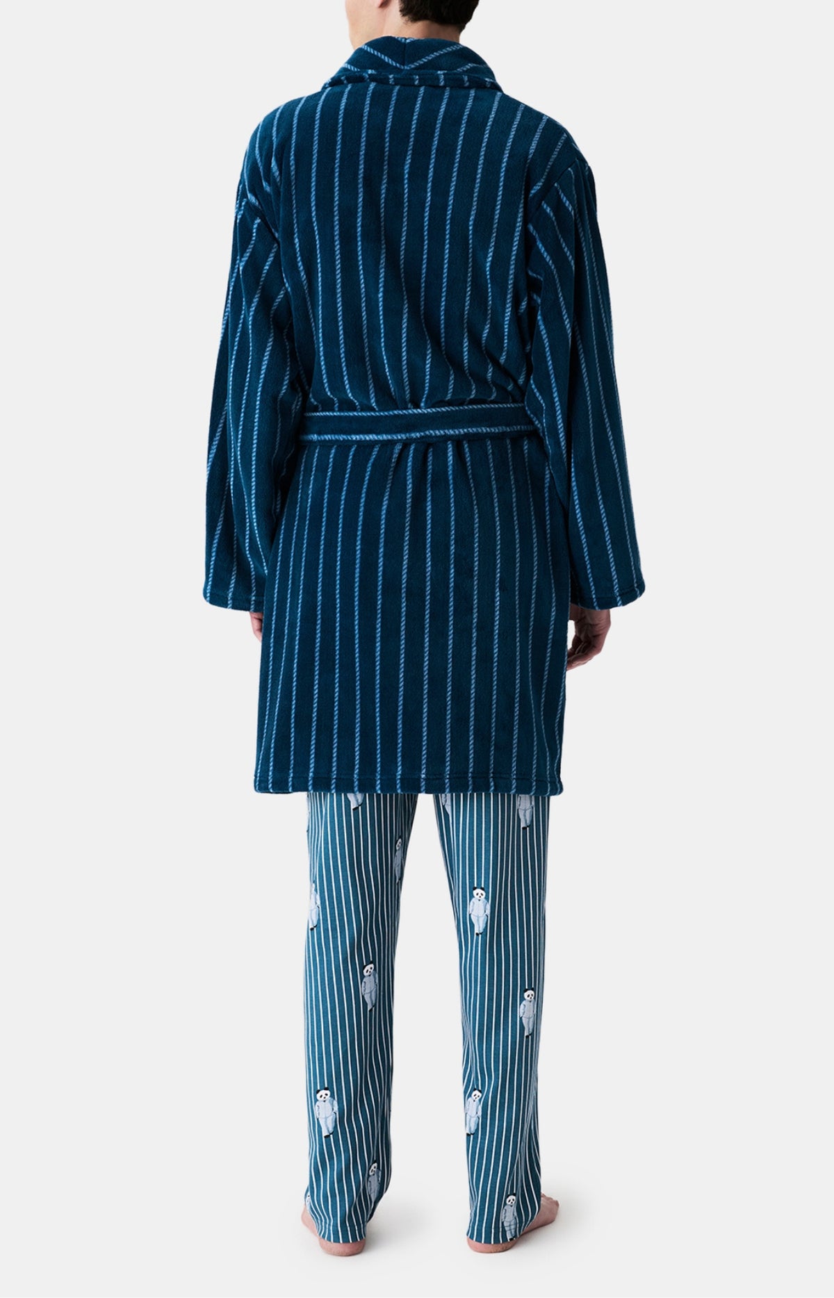 Robes de Chambre, Peignoirs &amp; Vestes Homme Pandastique PETROLE 7