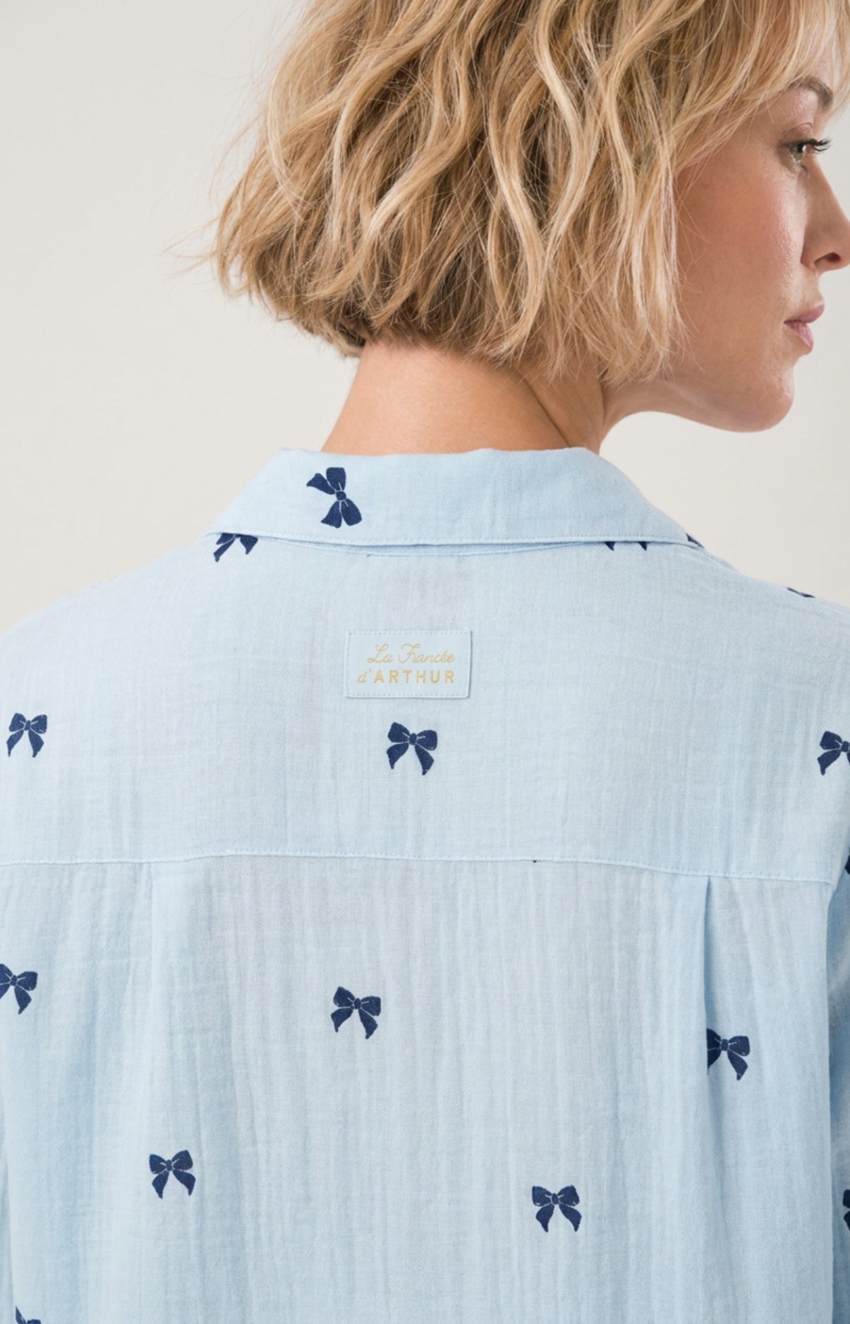 Pyjama boutonné en gaze de coton - Rosie