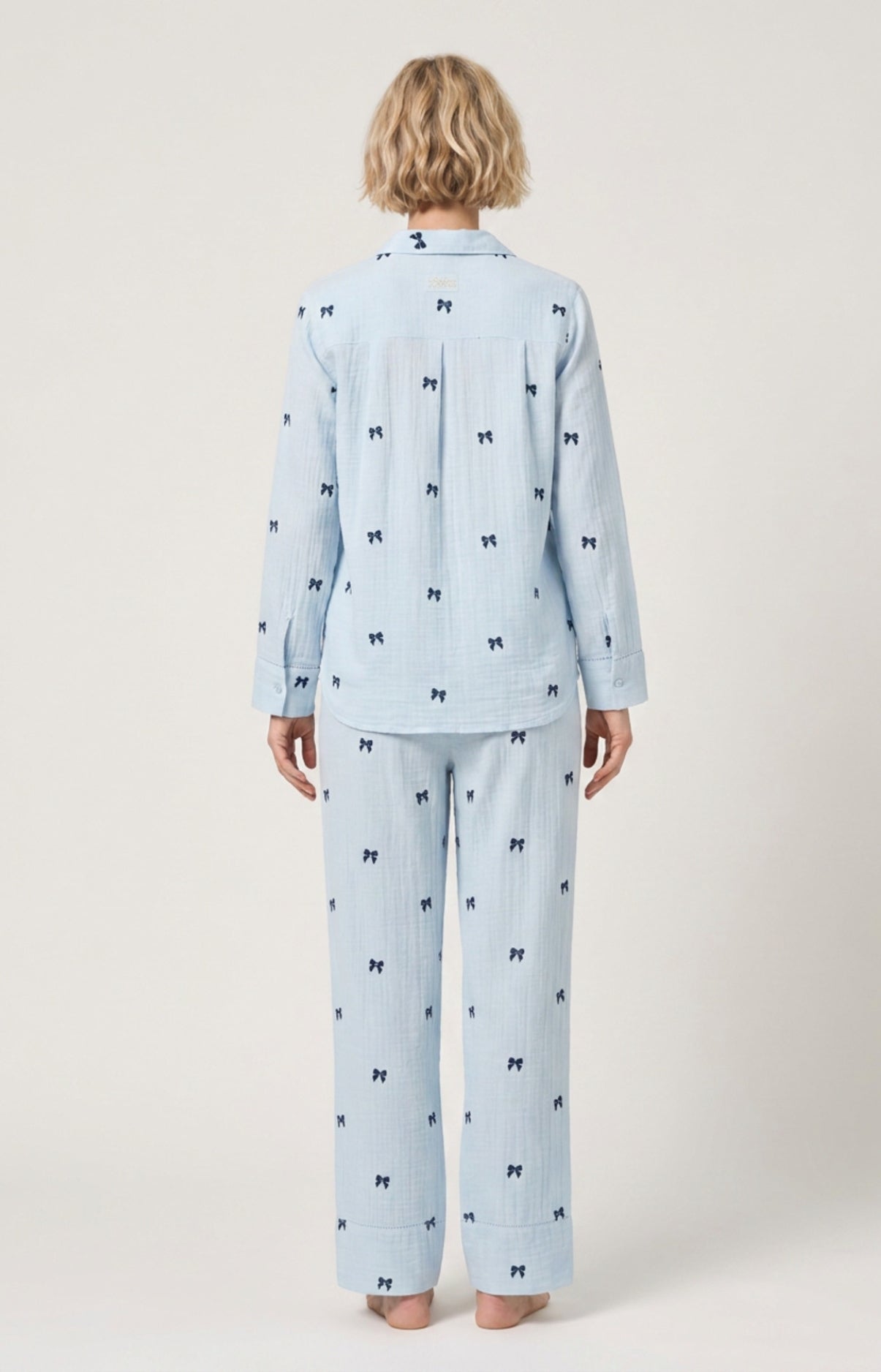 Pyjama boutonné en gaze de coton - Rosie