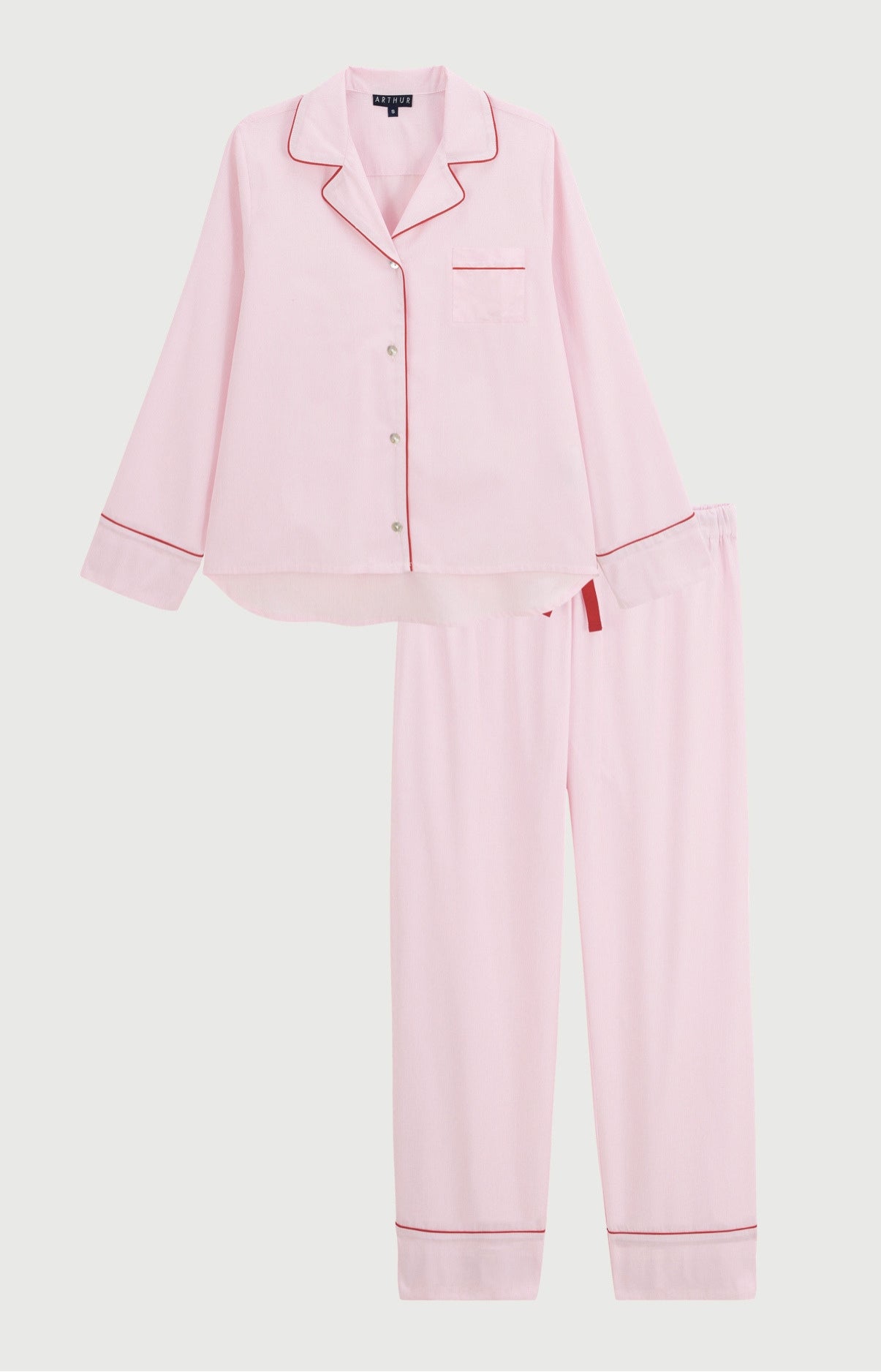 Pyjama boutonné en popeline de coton - Constance