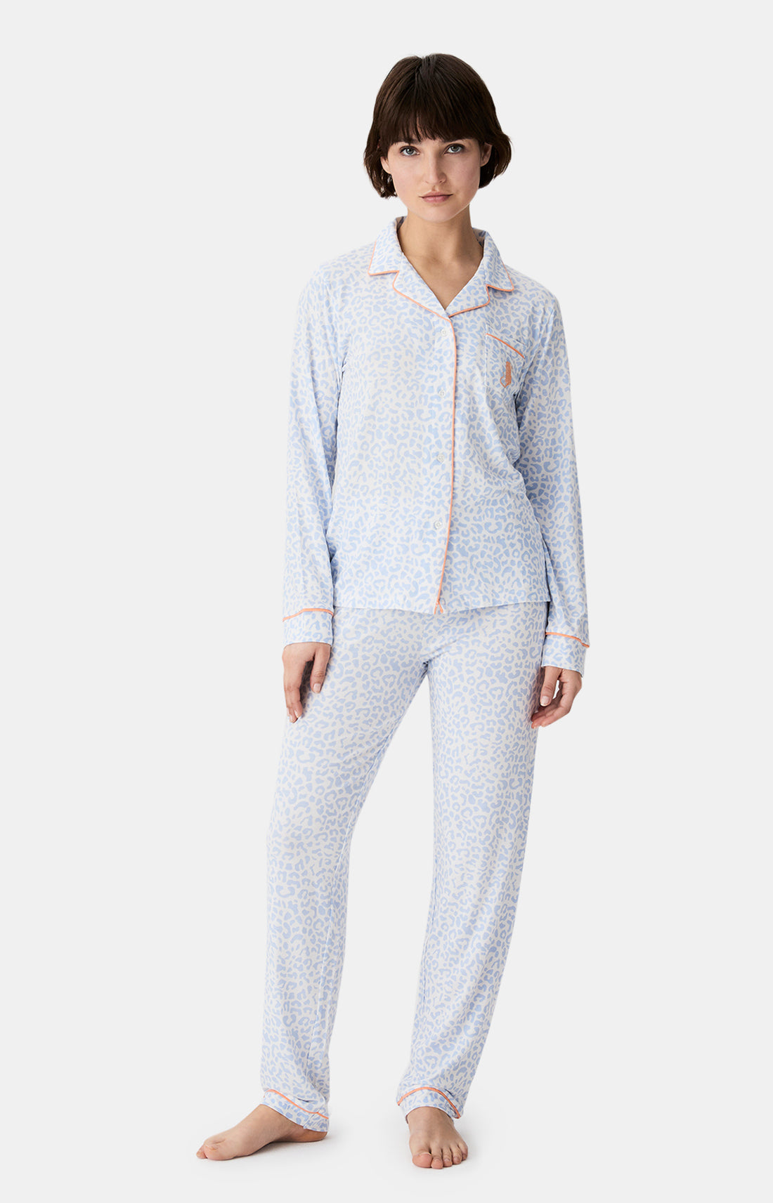 Pyjamas Femme Félina BLEU 1