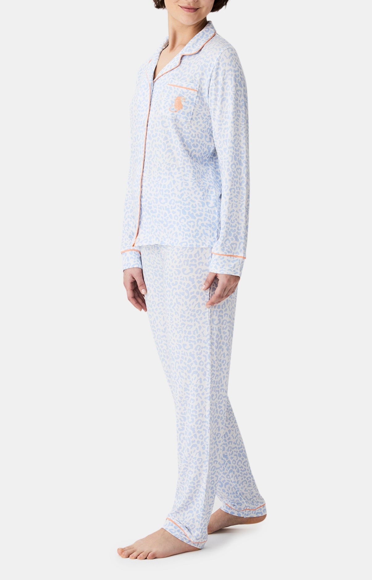 Pyjamas Femme Félina BLEU 4