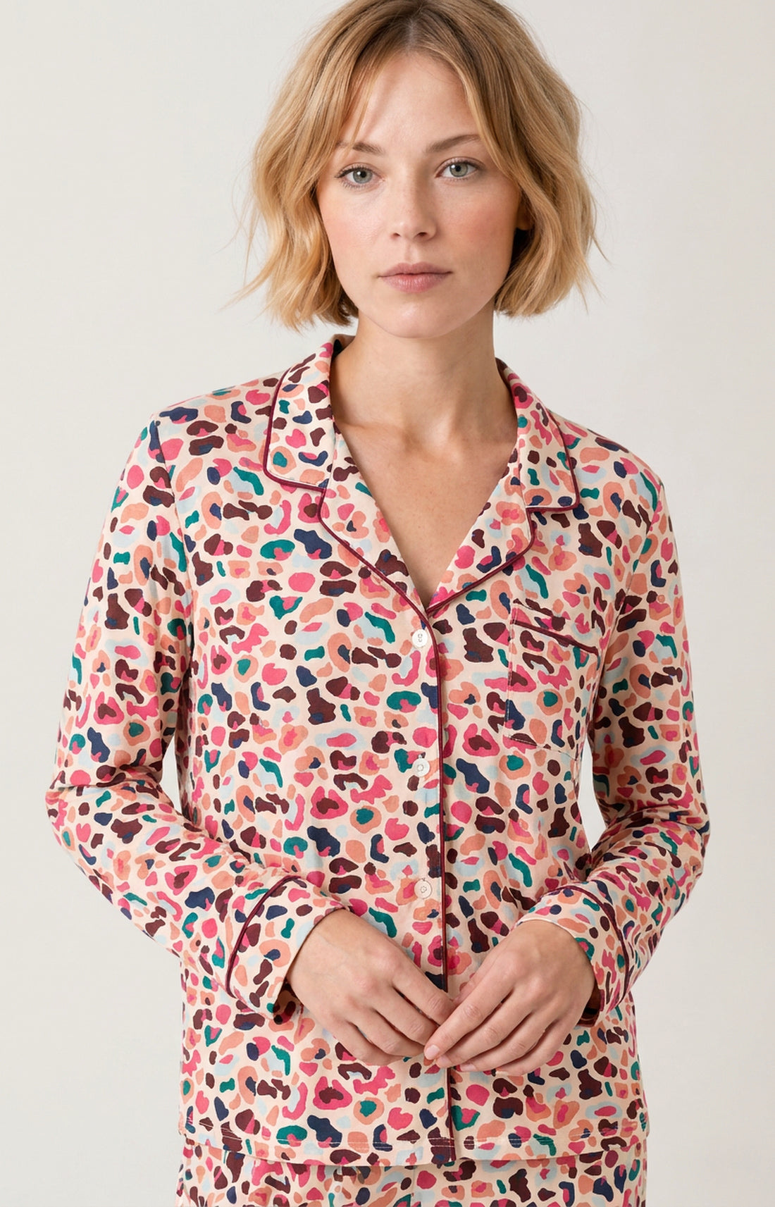 Pyjama boutonné en modal - Léopoldine