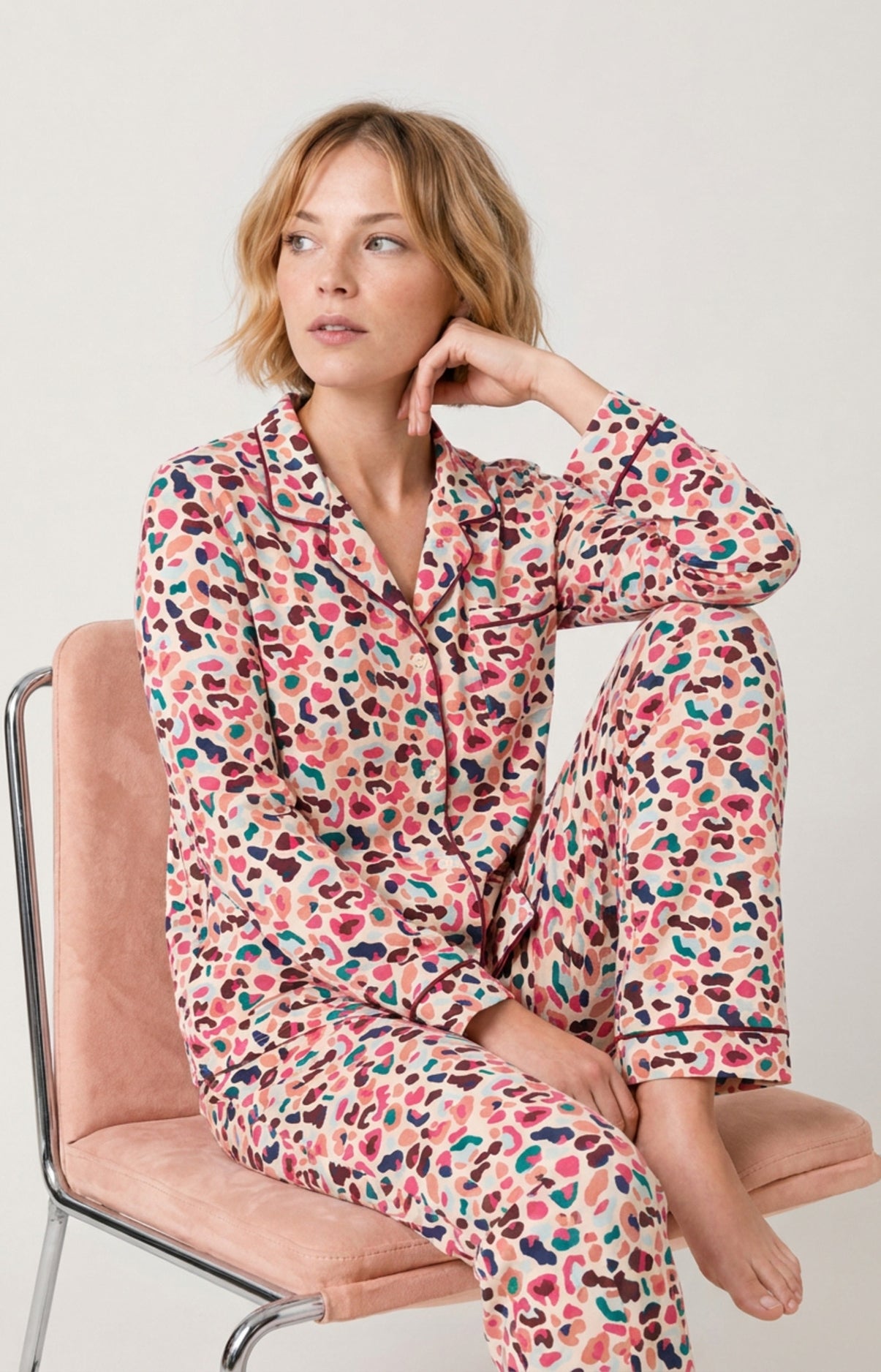 Pyjama boutonné en modal - Léopoldine