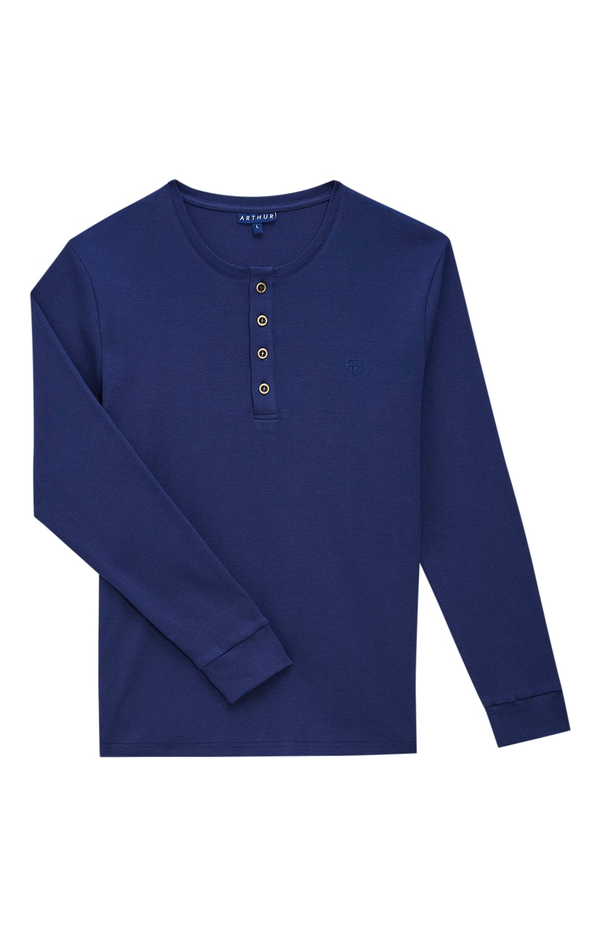 Hauts Homme shirt manches longues Abysse MARINE 3