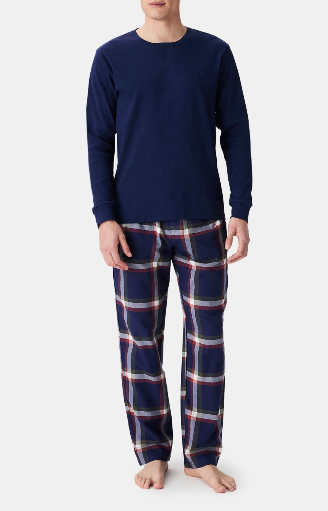 Haut Homme shirt manches longues Abysse MARINE 1
