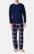 Haut Homme shirt manches longues Abysse MARINE 1