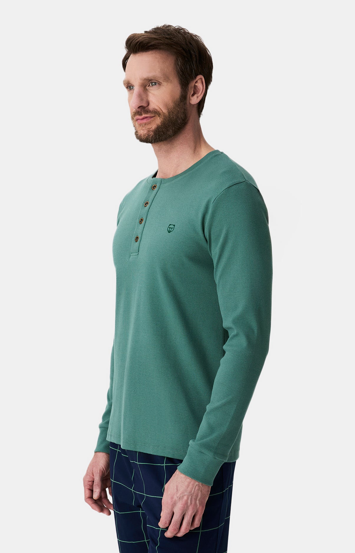 Hauts Homme shirt manches longues Lichen SAUGE 4