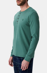 Haut Homme shirt manches longues Lichen SAUGE 4