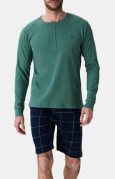 Haut Homme shirt manches longues Lichen SAUGE 7