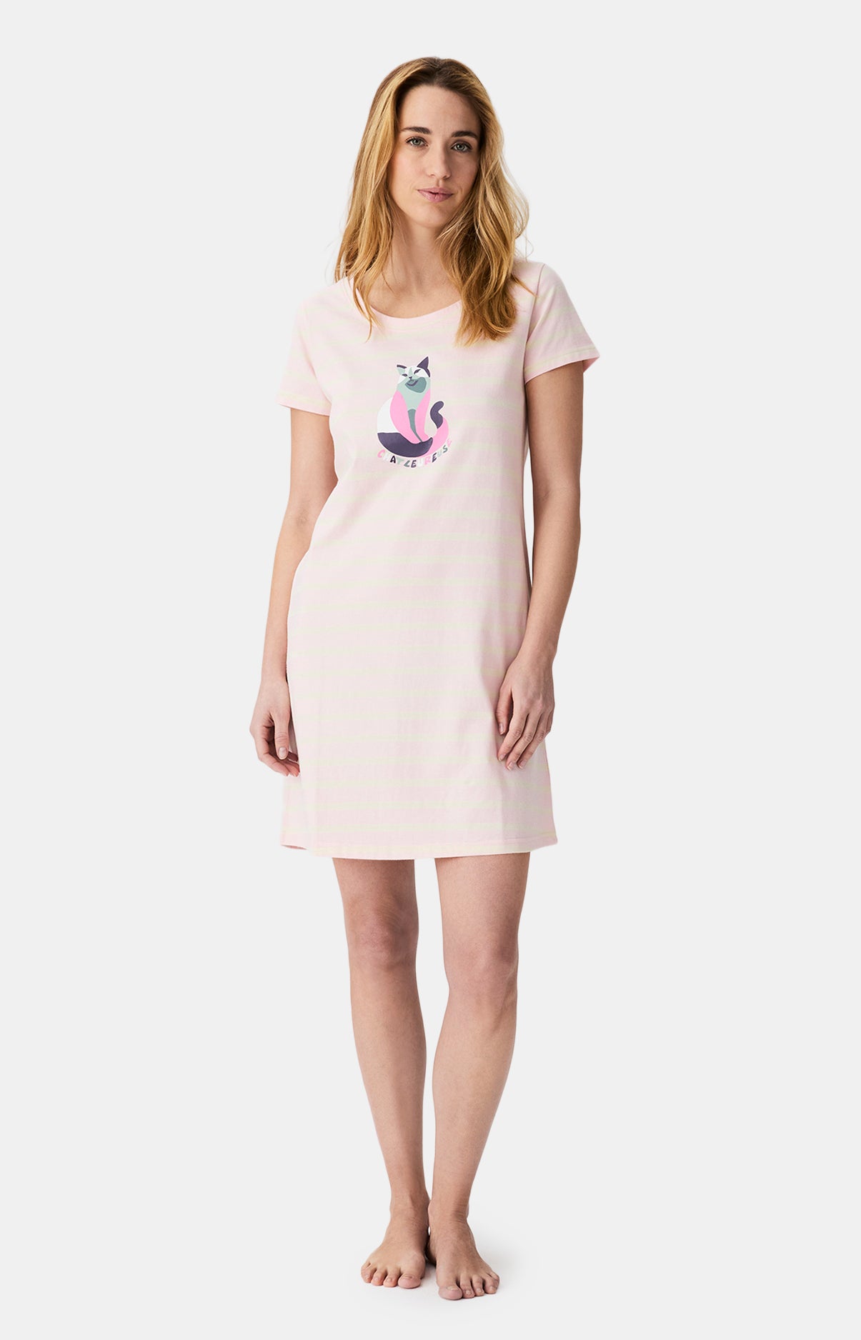 Chemises de nuit Femme Chatleureuse ROSE 1
