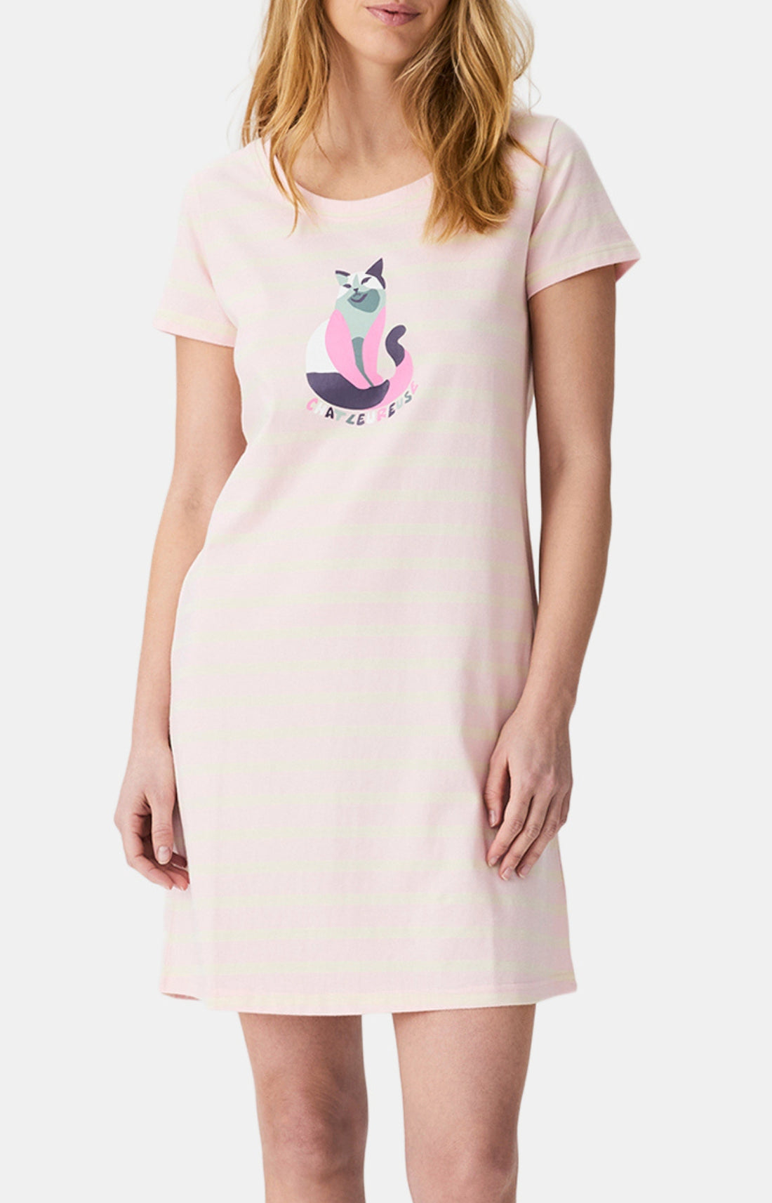 Chemises de nuit Femme Chatleureuse ROSE 1