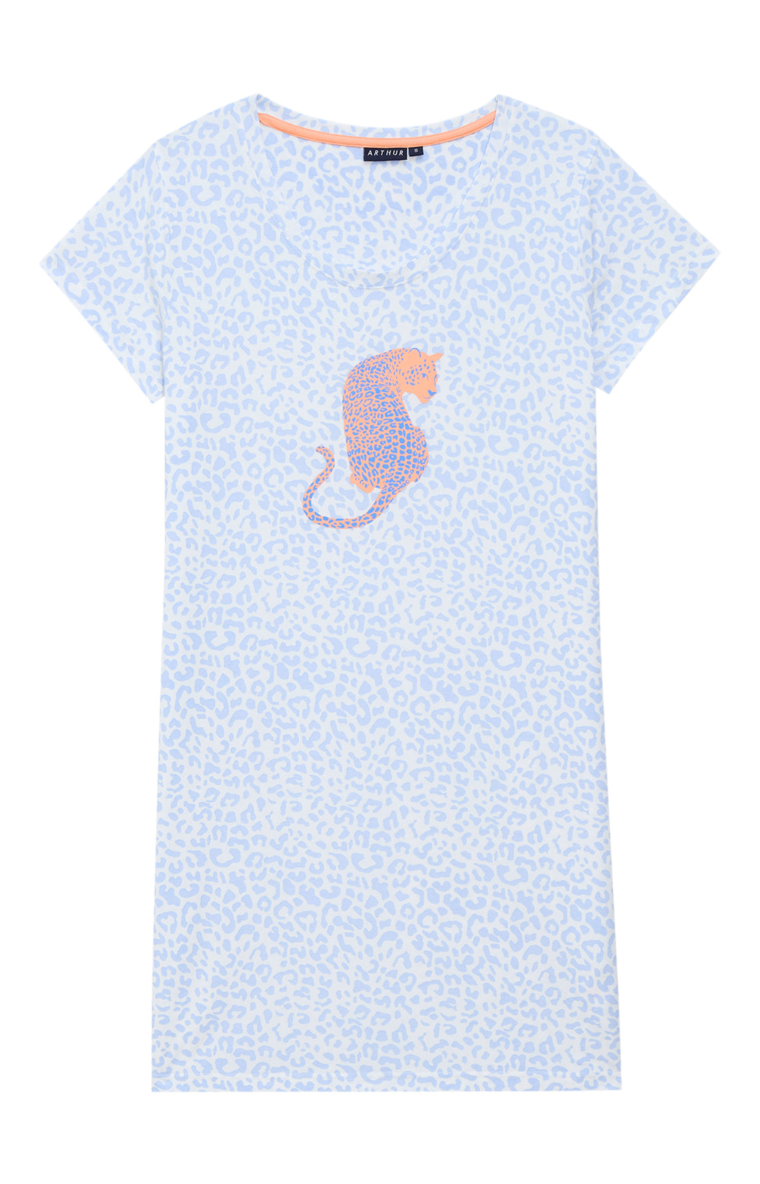 Chemises de nuit Femme Félina BLEU 3