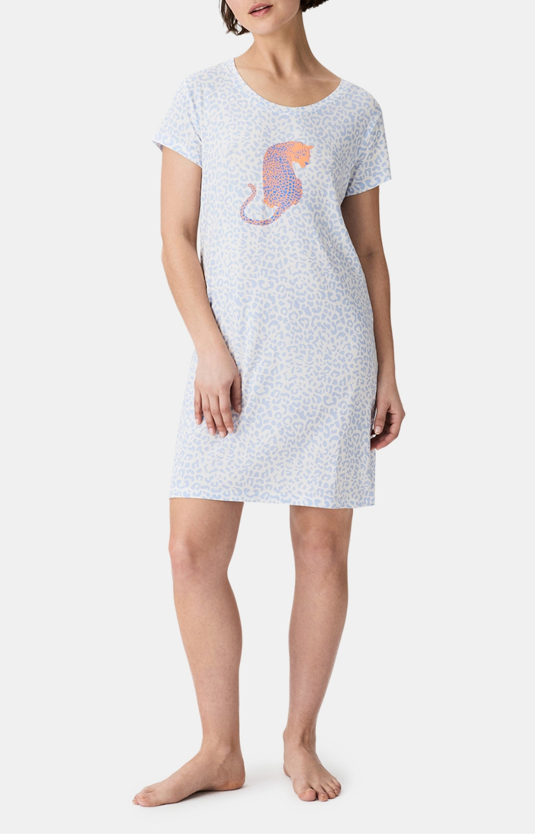 Chemises de nuit Femme Félina BLEU 1