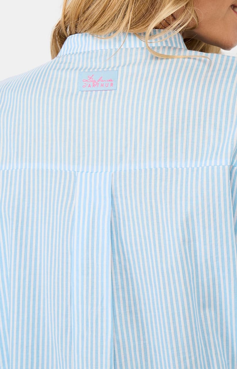 Robe chemise - Rayure Lila