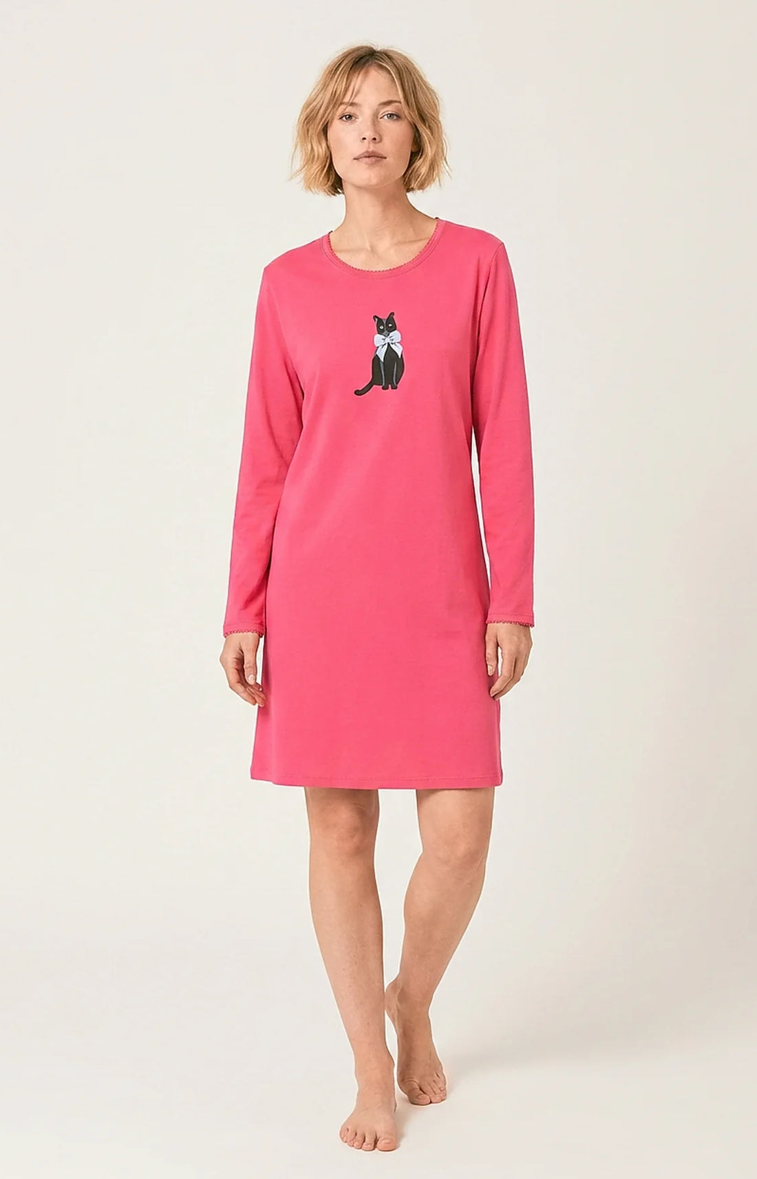 Chemise de nuit en jersey de coton - Kitty