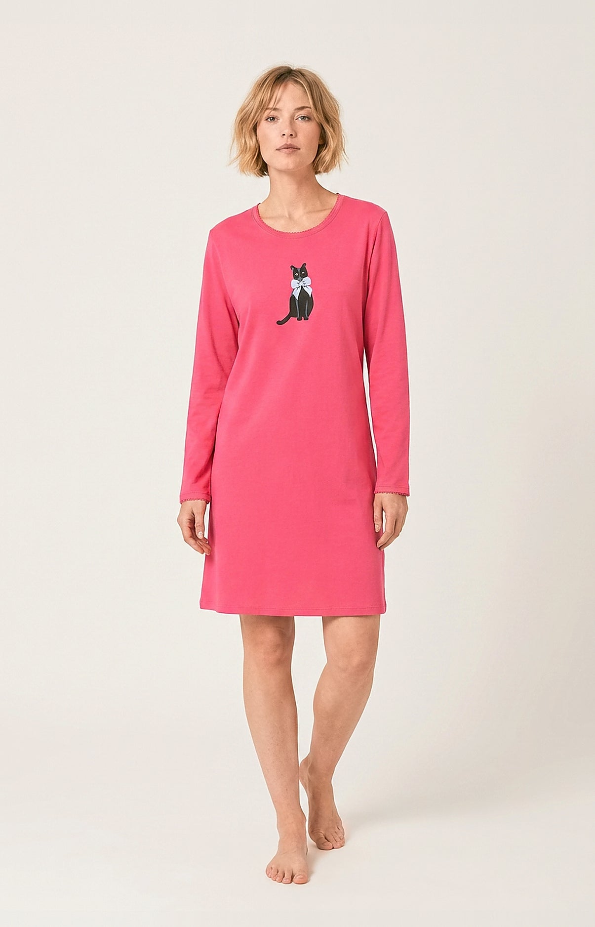Chemise de nuit en jersey de coton - Kitty