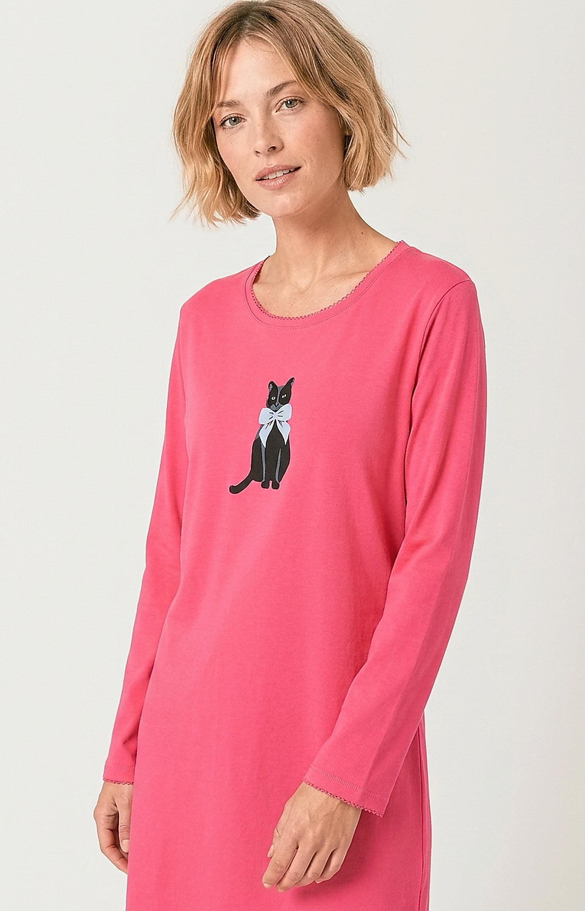 Chemise de nuit en jersey de coton - Kitty