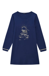 Chemises de nuit Femme Nuit Polaire MARINE 3