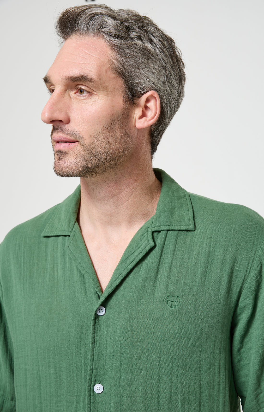 Pyjama Homme Mousse Manches courtes Couleur MOUSSE 2