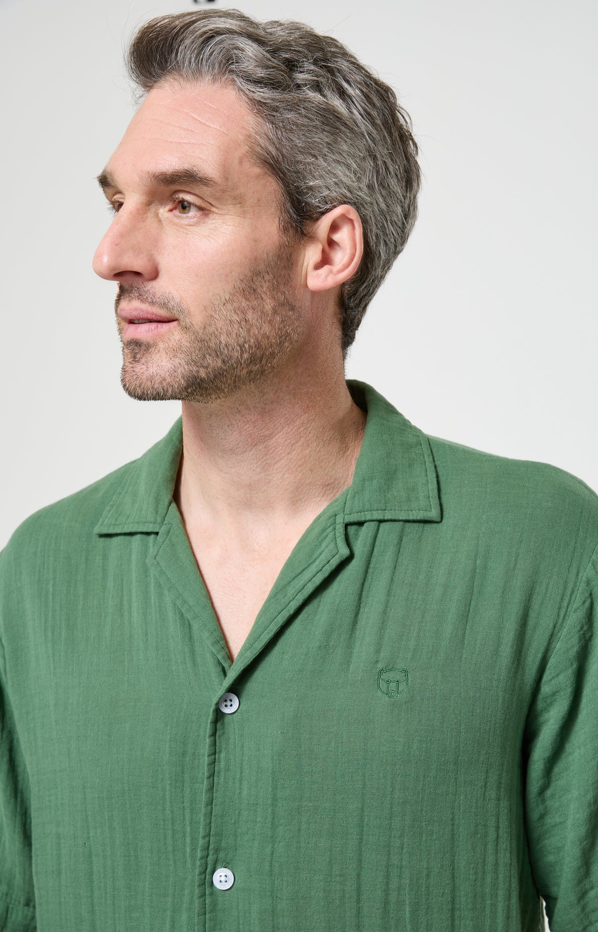 Pyjama Homme Mousse Manches courtes Couleur MOUSSE 2