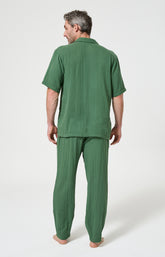 Pyjama Homme Mousse Manches courtes Couleur MOUSSE 5