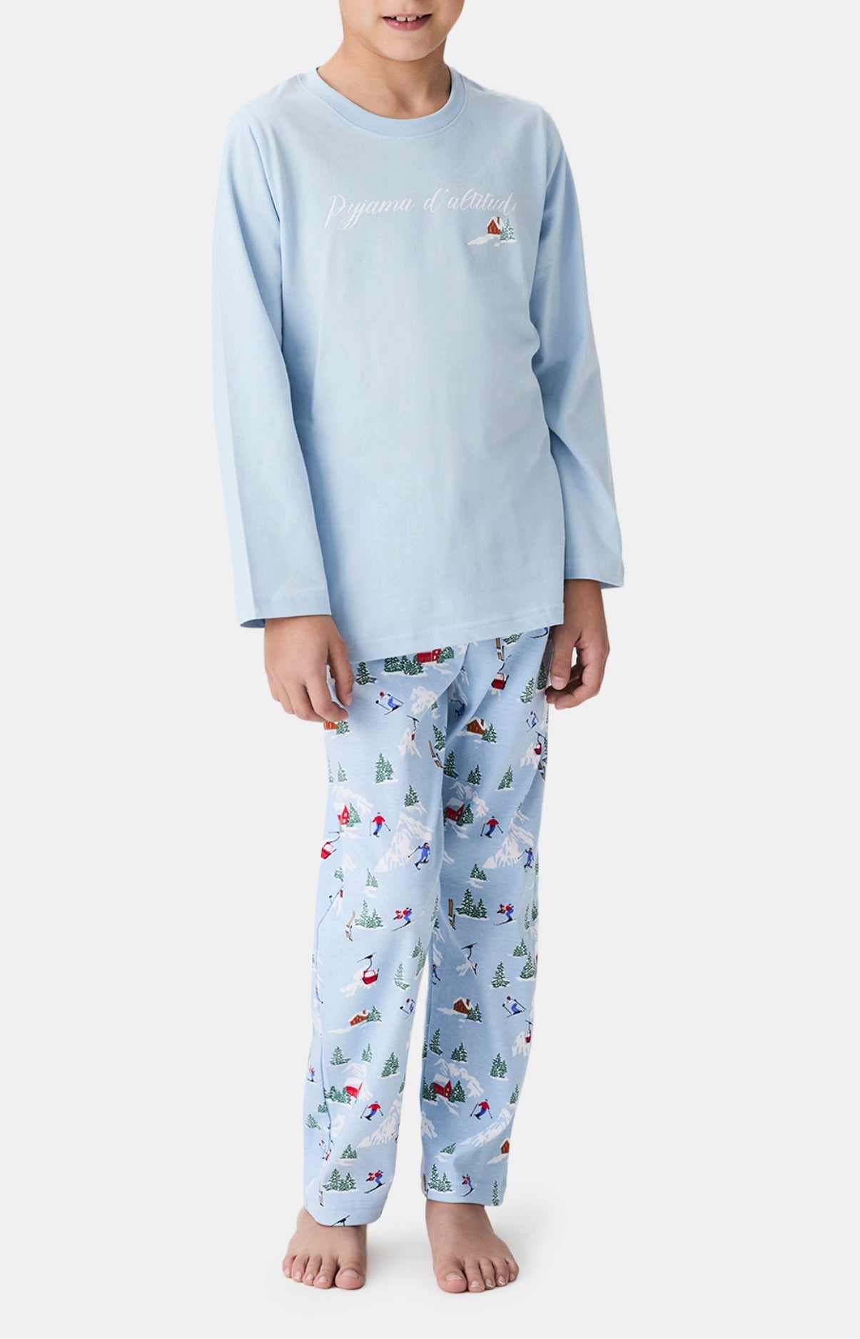 Pyjamas Enfant Noël en altitude CIEL 4