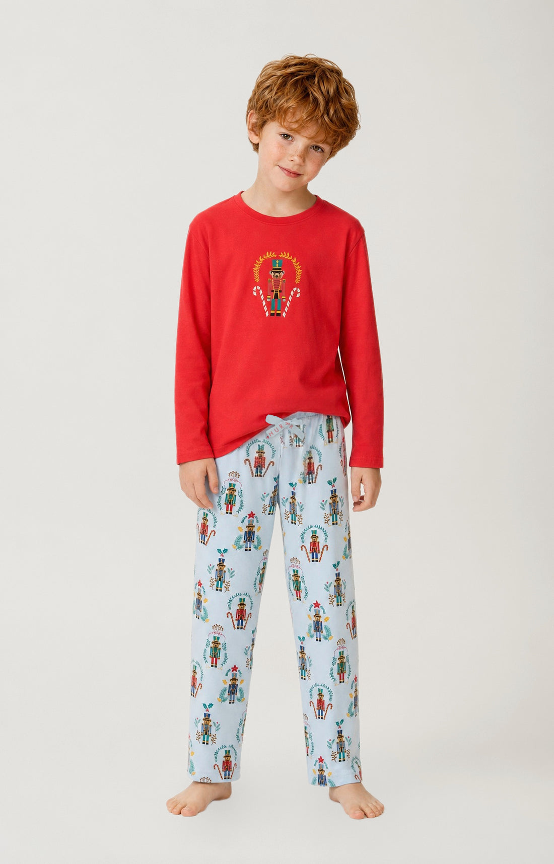 Pyjama enfant en jersey de coton épais Casse-noisette glace 1