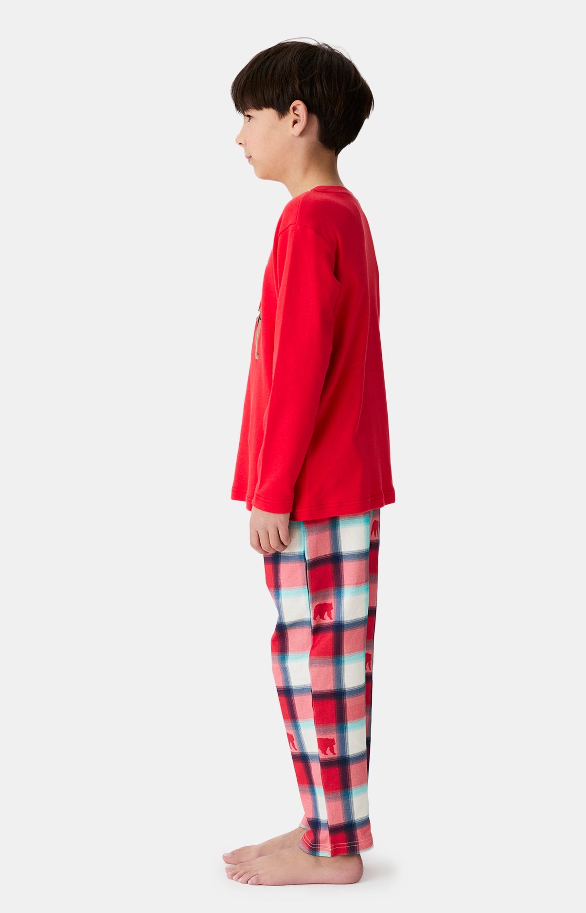 Pyjamas Enfant Bear Noël ROUGE 6