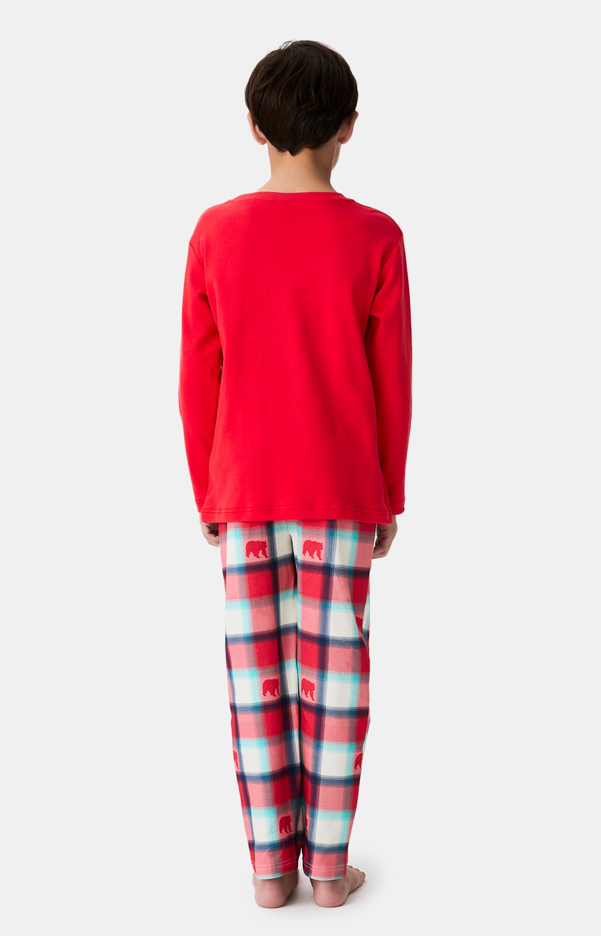 Pyjamas Enfant Bear Noël ROUGE 7