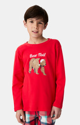 Pyjamas Enfant Bear Noël ROUGE 5