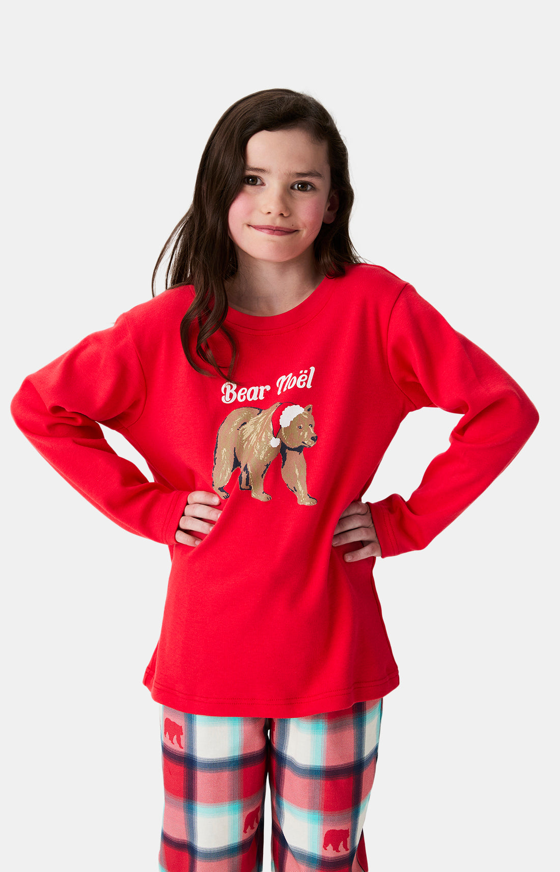 Pyjamas Enfant Bear Noël ROUGE 2