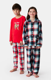 Pyjamas Enfant Bear Noël ROUGE 8