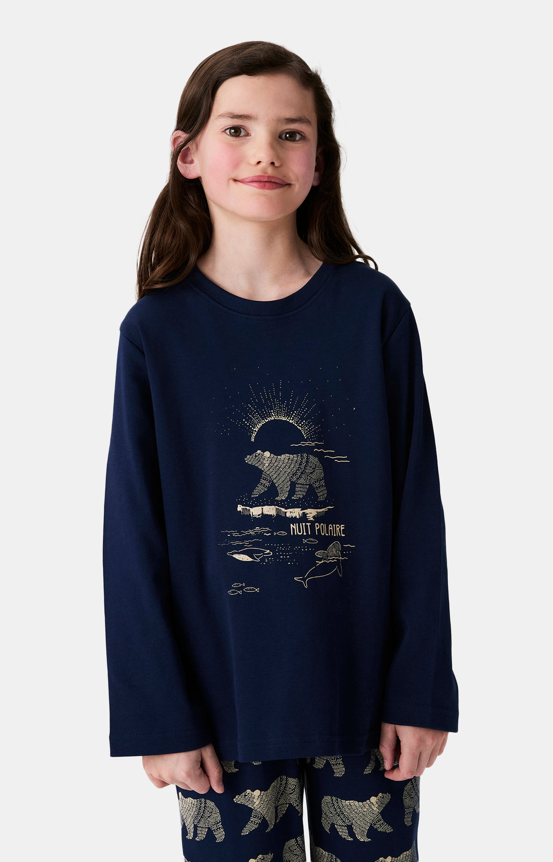 Pyjamas Enfant Nuit Polaire MARINE 4