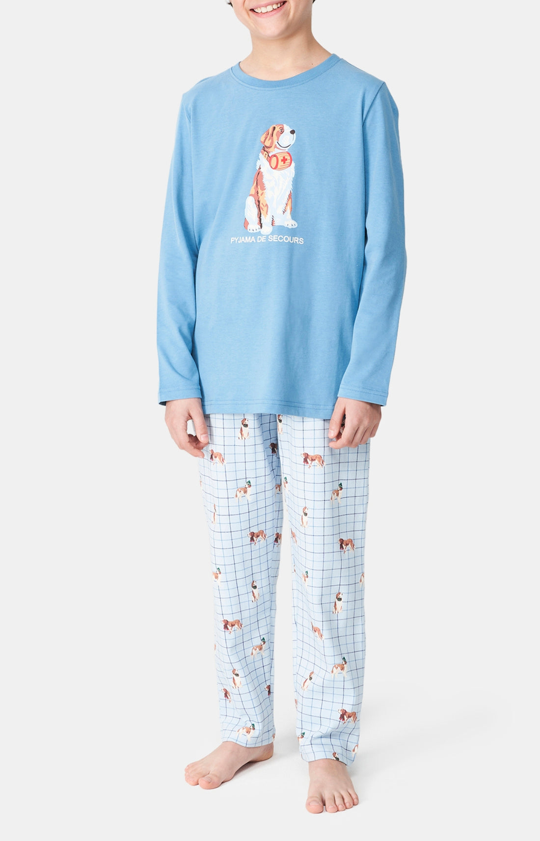 Pyjama long Femme WOUF Bleu 1
