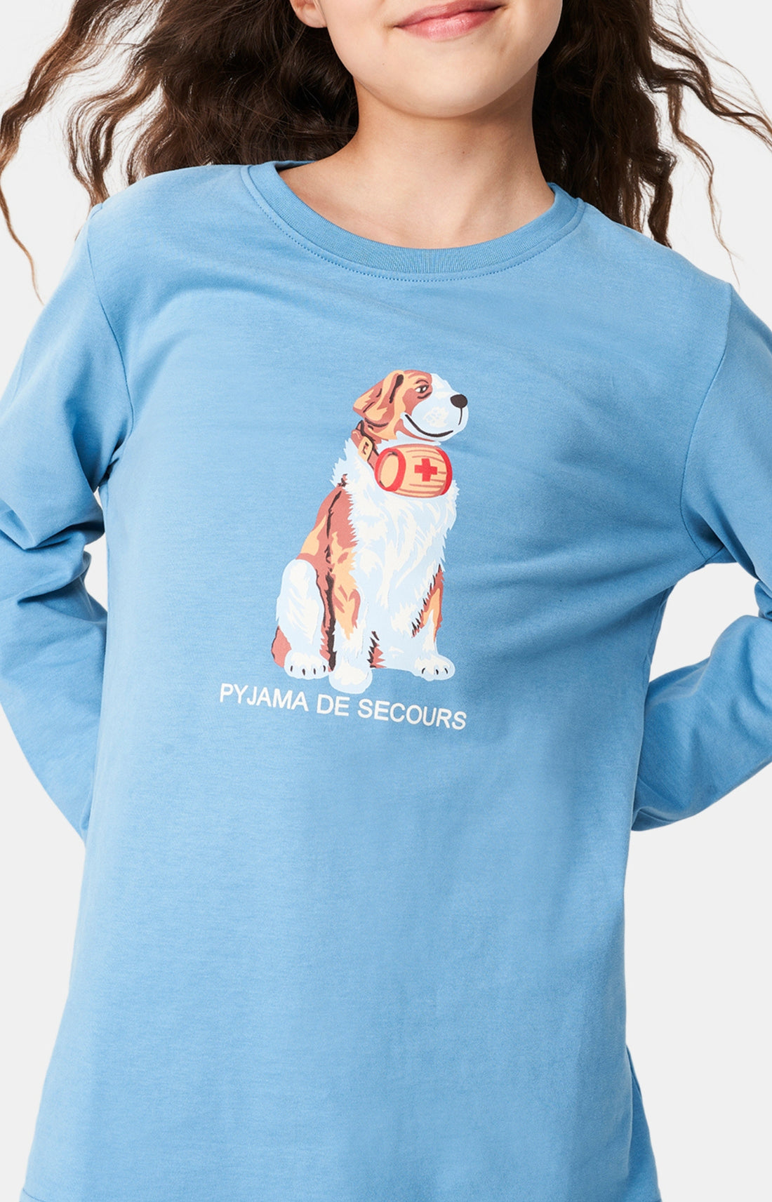 Pyjama long Femme WOUF Bleu 2