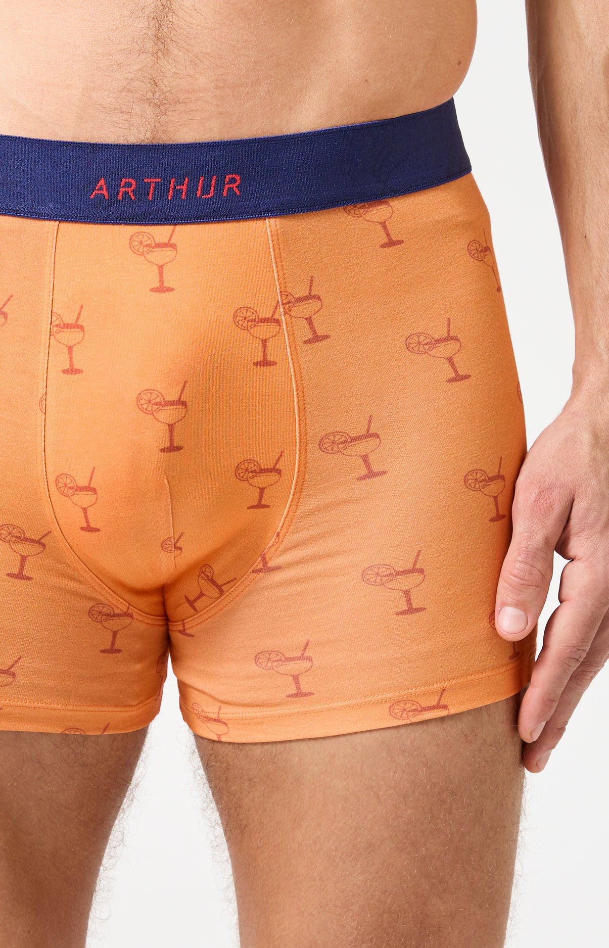 Boxer homme Apéro Imprimé verres à cocktail 1