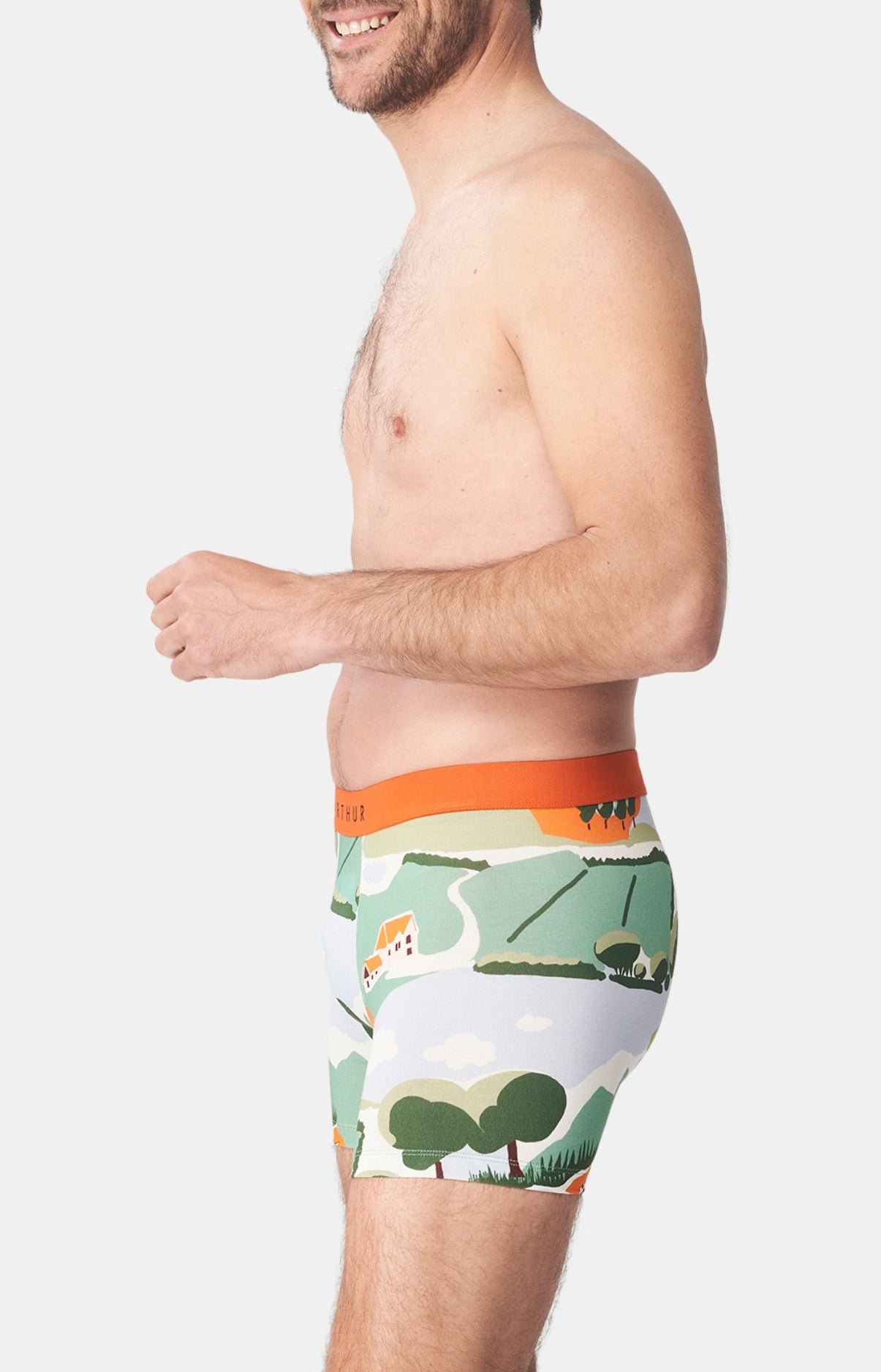 Boxer Homme Campagne Homme Vert 4