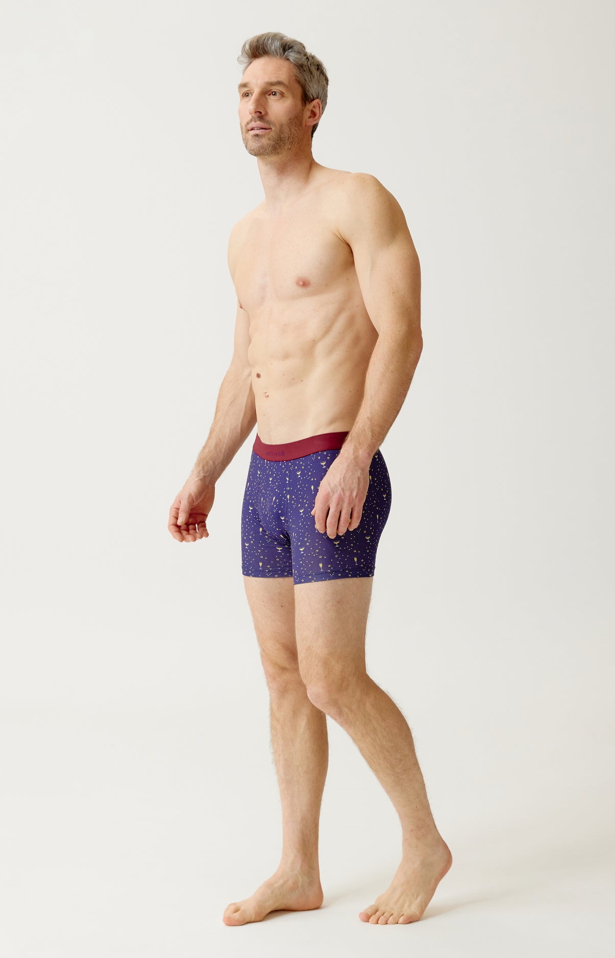 Boxer en jersey de coton - Champagne
