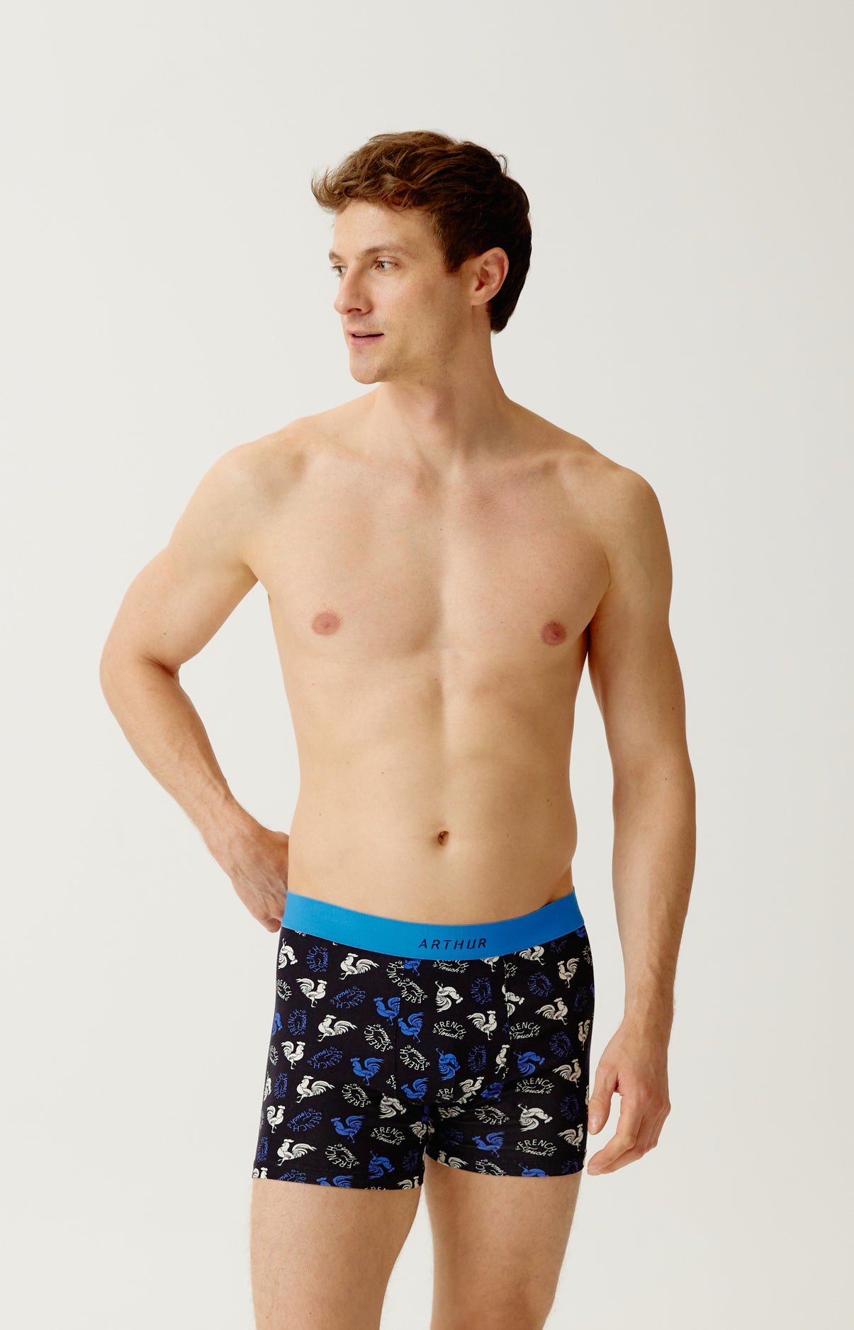 Boxer Homme Coq Noir 1