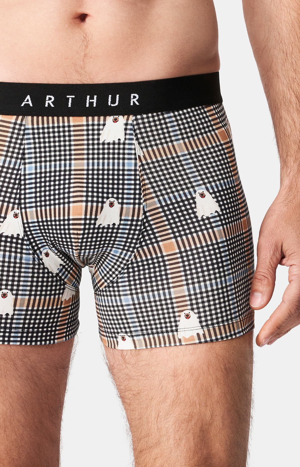 Boxer Homme Dans de beaux draps Noir 1