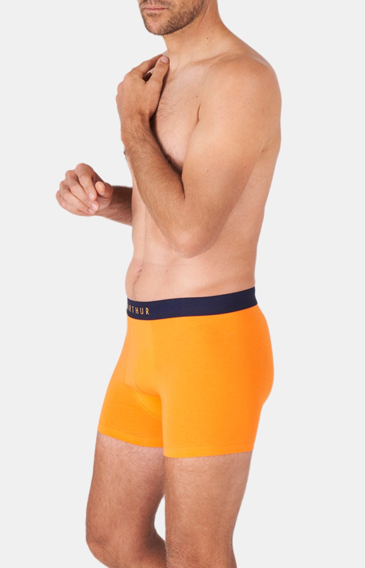 Boxer KTM Caleçon Freegun Pack de 2 Gris foncé / Orange - Homme Boxer KTM Caleçon Freegun Pack de 2 Gris foncé / Orange - Homme