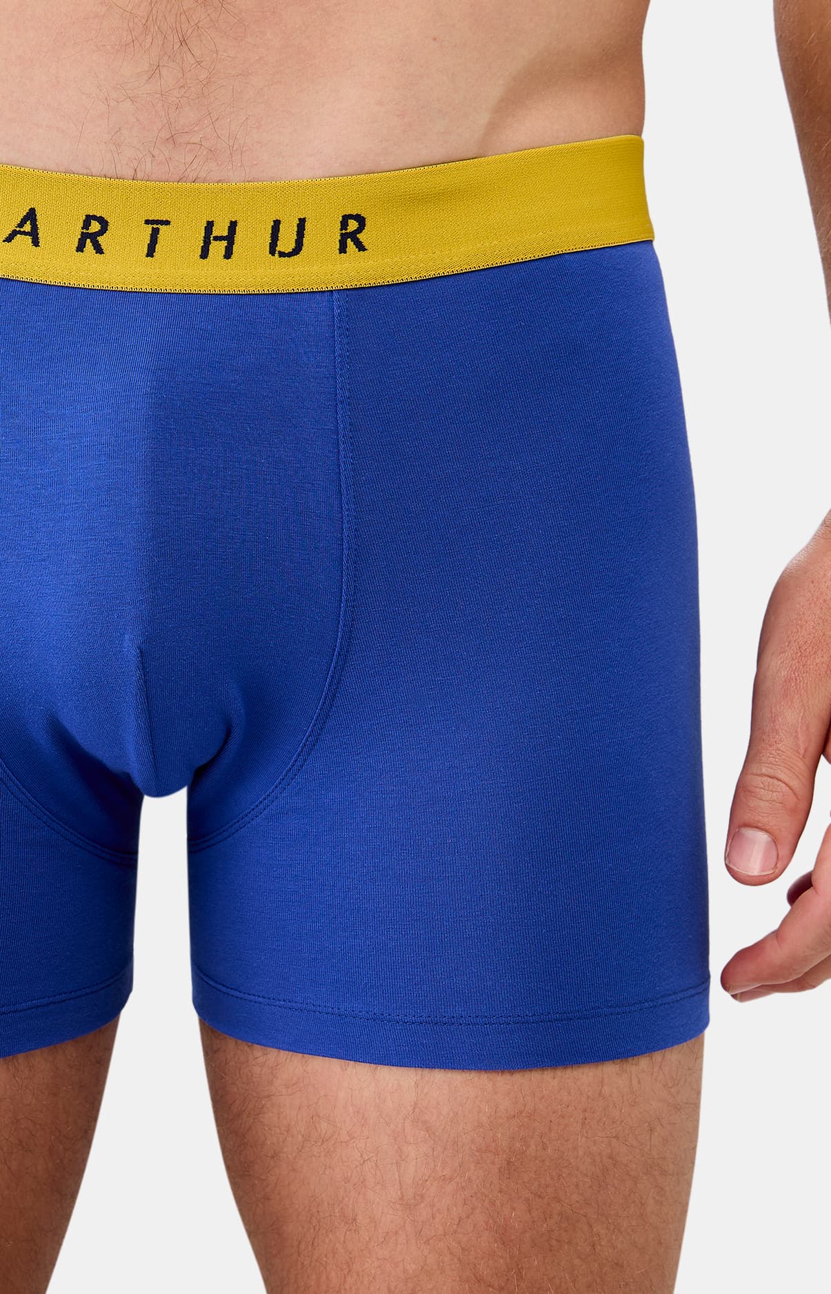 Boxer coton - Bleu roi 1