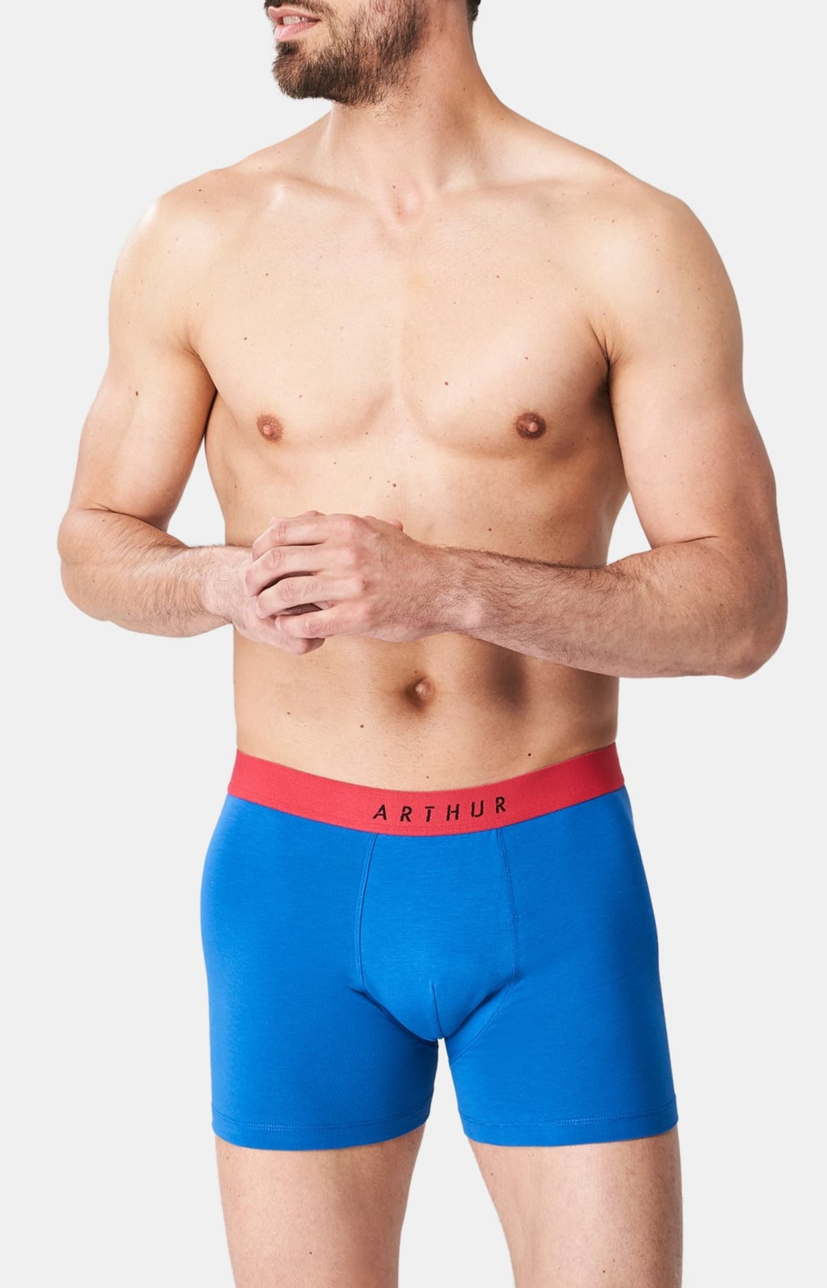 Boxer Homme Coton Homme Bleu 2