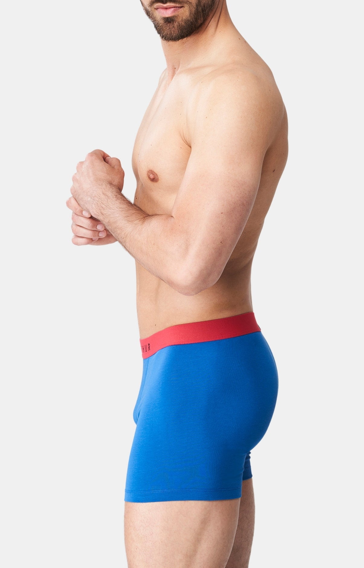 Boxer Homme Coton Homme Bleu 4