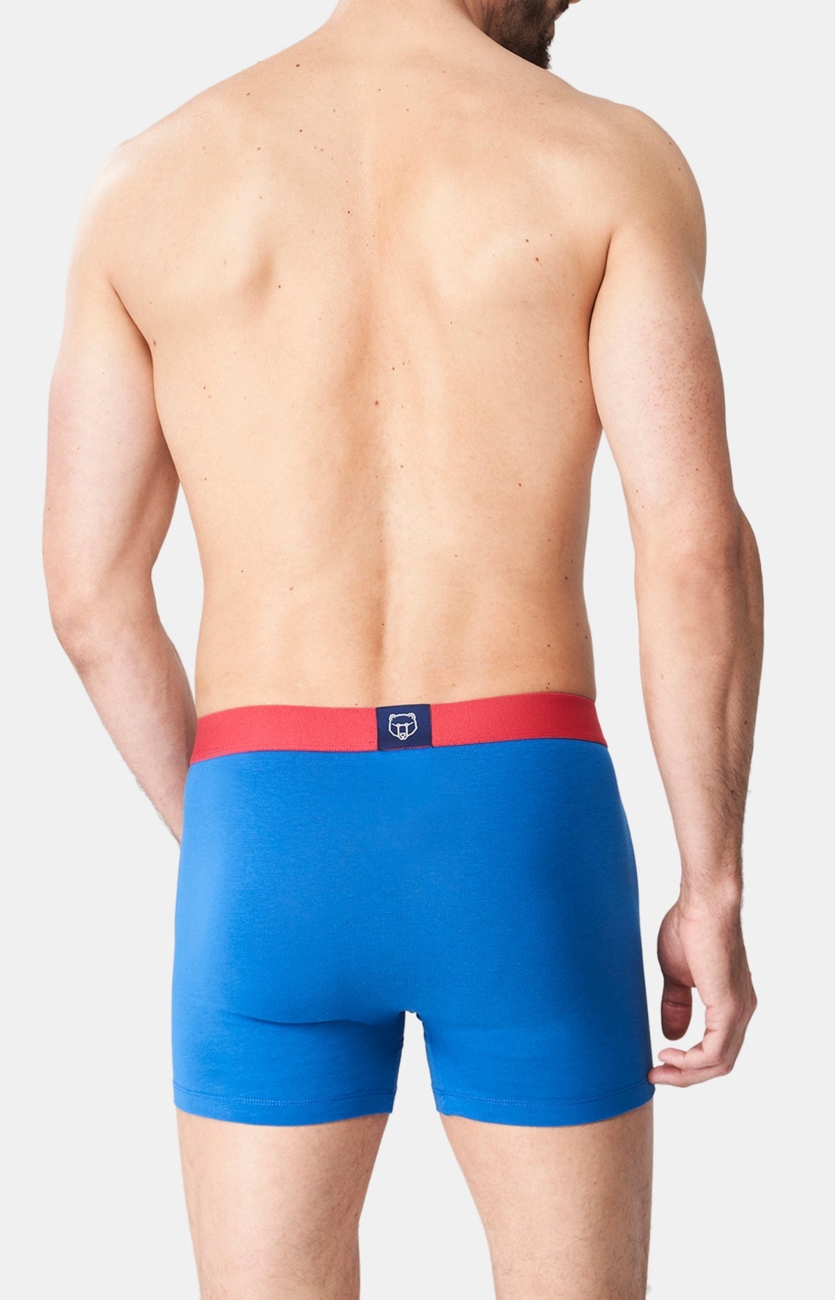 Boxer Homme Coton Homme Bleu 5
